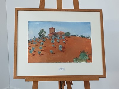 Lot 430 - TWO WATERCOLOURS AND AN OIL