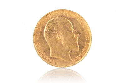 Lot 75 - EDWARD VII GIOLD HALF SOVEREIGN