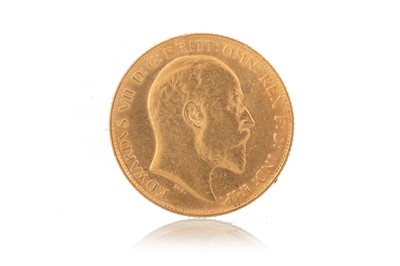 Lot 77 - EDWARD VII GOLD HALF SOVEREIGN