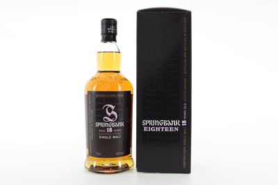 Lot 189 - SPRINGBANK 18 YEAR OLD