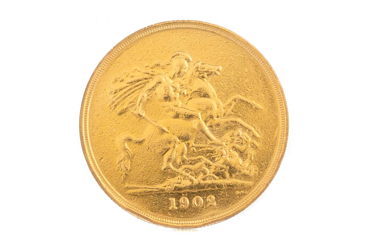 Lot 85 - EDWARD VII GOLD QUINTUPLE SOVEREIGN