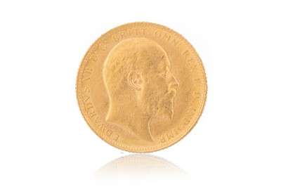 Lot 87 - EDWARD VII GOLD SOVEREIGN