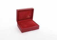 Lot 864 - RED LEATHER ROLEX BOX with inner cushion,...