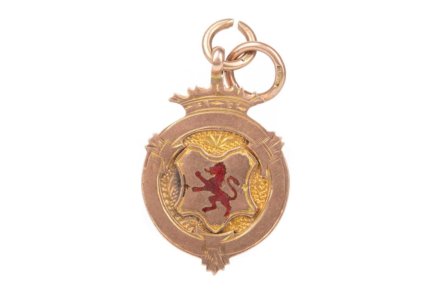 Lot 1697 - WILLIAM WEIR, LANARKSHIRE JUNIOR FOOTBALL LEAGUE GOLD MEDAL