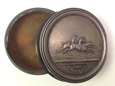 Lot 529 - NOVELTY HORSE RACING SHOE POLISH JAR