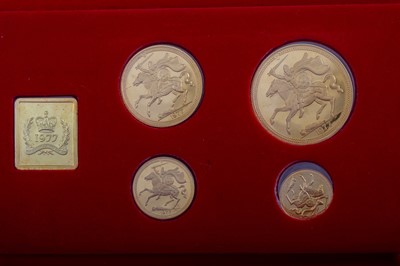 Lot 115 - POBJOY MINT: ISLE OF MAN FOUR COIN PROOF SET