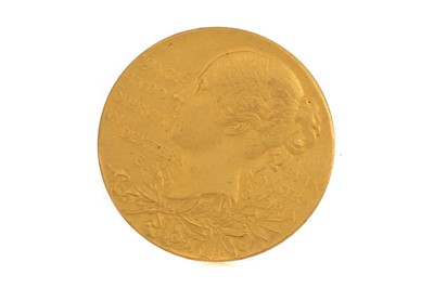 Lot 122 - VICTORIA 60 YEAR ANNIVERSARY GOLD MEDAL
