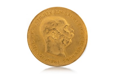 Lot 135 - AUSTRIA: FRANZ JOSEPH I GOLD 20 CORONA