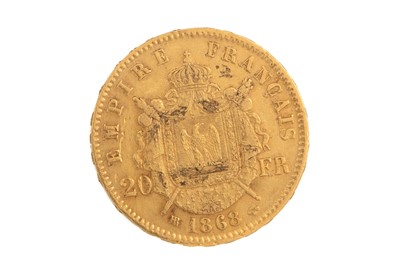 Lot 136 - FRANCE: NAPOLEON III GOLD 20 FRANCS