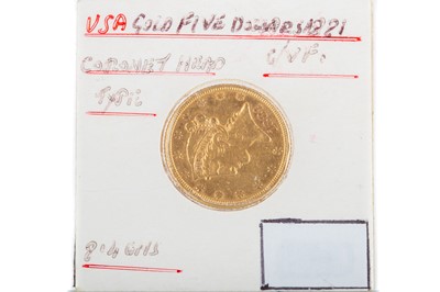 Lot 140 - UNITED STATES: GOLD FIVE DOLLARS