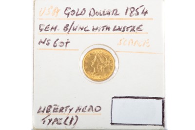 Lot 141 - UNITED STATES: GOLD TWO AND A HALF DOLLARS