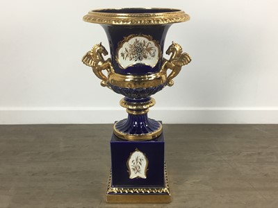 Lot 550 - VALLEDORO PATCHI CAMPANA VASE AND PLYNTH