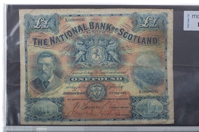 Lot 161 - NATIONAL BANK OF SCOTLAND ONE POUND NOTE