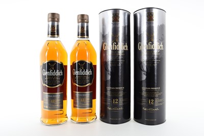 Lot 209 - 2 BOTTLES OF GLENFIDDICH 12 YEAR OLD CAORAN RESERVE