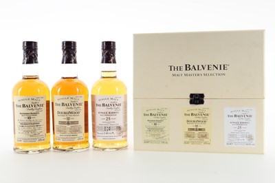 Lot 211 - BALVENIE MALT MASTER'S SELECTION 3 X 20CL - INCLUDING 1979 VINTAGE 25 YEAR OLD