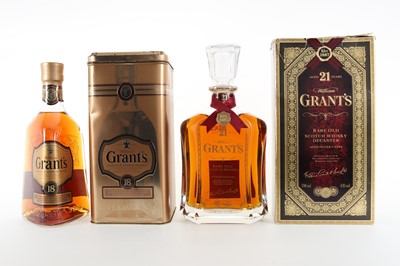 Lot 213 - GRANT'S 18 YEAR OLD AND 21 YEAR OLD