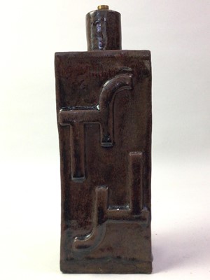 Lot 577 - STUDIO POTTERY LAMP