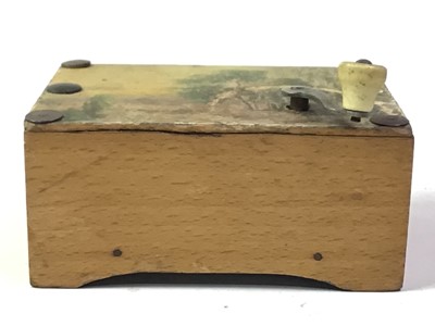 Lot 588 - MUSICAL BOX, WOOD PLANE