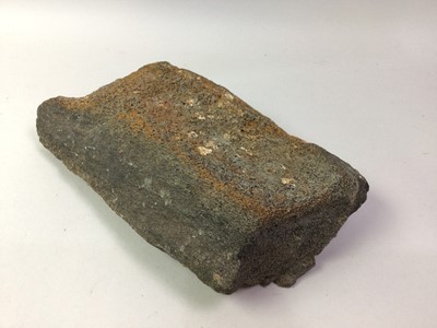 Lot 1065 - FOSSILISED SAUROPOD THIGH BONE FRAGMENT