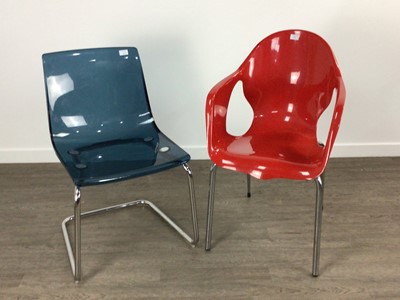 Lot 596 - IKEA TOBIAS CANTILEVER CHAIR