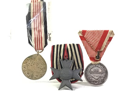 Lot 498 - GERMAN (IMPERIAL-THIRD REICH) AND AUSTRO-HUNGARIA, EIGHT MEDALS