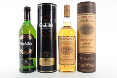 Lot 226 - GLENFIDDICH 12 YEAR OLD SPECIAL RESERVE 1L AND GLENMORANGIE 10 YEAR OLD 1L