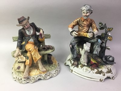 Lot 1 - GROUP OF CERAMIC FIGURES