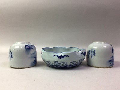 Lot 26 - GROUP OF CHINESE BLUE AND WHITE PORCELAIN