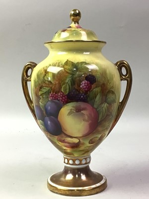 Lot 198 - TWO ANYSLEY LIDDED VASES