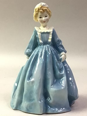 Lot 220 - ROYAL WORCESTER FIGURE OF FIRST DANCE