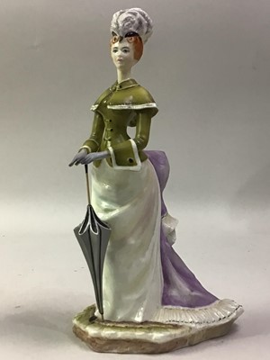 Lot 221 - ROYAL WORCESTER FIGURE OF MELANIE