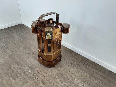 Lot 108 - CHINESE BRASS FOOD WARMER