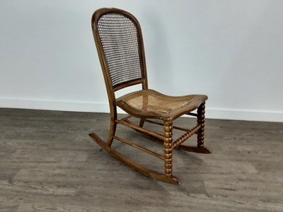 Lot 123 - SMALL ROCKING CHAIR