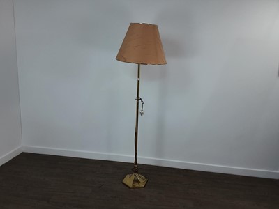 Lot 66 - BRASS FLOOR LAMP