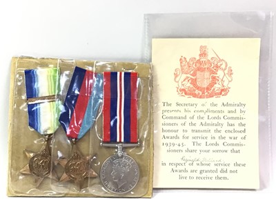 Lot 514 - WWII CASUALTY TRIO, COOK REGINALD HOLLAND