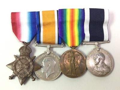 Lot 516 - WWI MEDAL GROUP AND ARCHIVE, STOKER EDGAR JAMES WELLS
