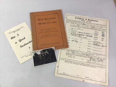 Lot 526 - HOME GUARD DEFENCE MEDAL AND ARCHIVE, PRIVATE ROY S. BUDD