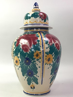 Lot 133 - DUTCH LIDDED JAR