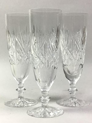 Lot 254 - COLLECTION OF CRYSTAL GLASSES