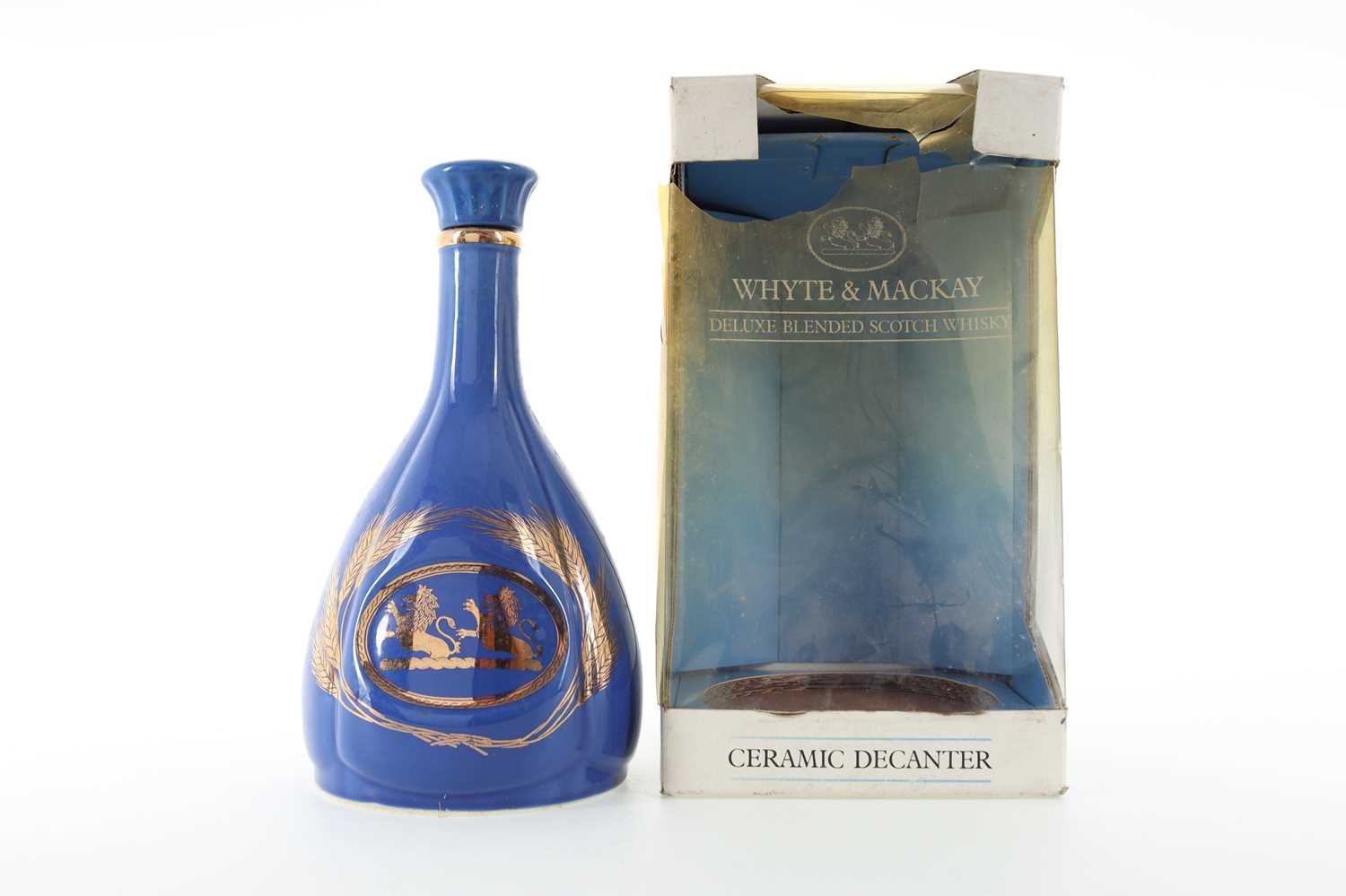 Lot 83 - WHYTE & MACKAY CORONATION CERAMIC DECANTER 75CL