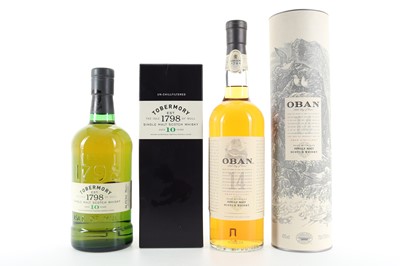 Lot 67 - OBAN 14 YEAR OLD AND TOBERMORY 10 YEAR OLD