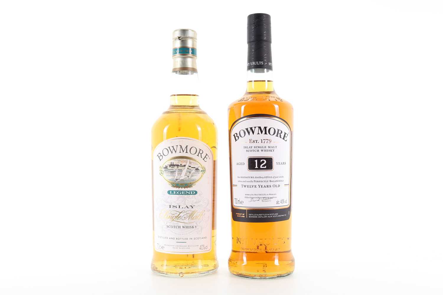 Lot 59 - BOWMORE LEGEND AND BOWMORE 12 YEAR OLD