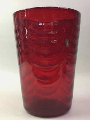 Lot 178 - SCANDINAVIAN GLASS VASE