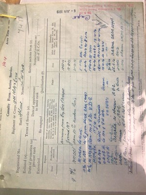 Lot 531 - WWI VICTORY MEDAL AND ARCHIVE, SECOND LIEUTENANT LEWES WOODHAM MOTT