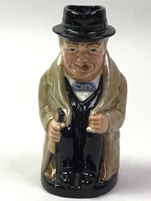 Lot 243 - ROYAL DOULTON FIGURE OF SIR WINSTON CHURCHILL