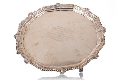 Lot 1352 - ELIZABETH II SILVER SALVER