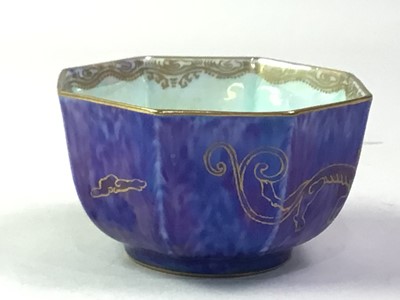 Lot 271 - WEDGWOOD DRAGON LUSTRE OCTAGONAL BOWL