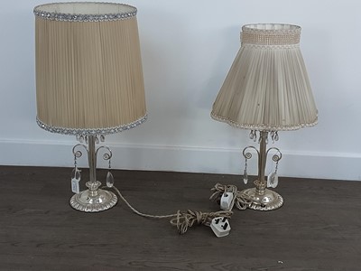 Lot 175 - PAIR OF MODERN TABLE LAMPS