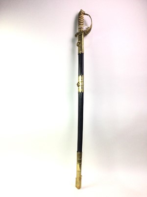 Lot 538 - NAVAL OFFICER'S 1827-PATTERN DRESS SWORD