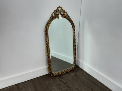 Lot 165 - GILT PEERART WALL MIRROR